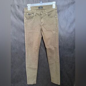 Polo Ralph Lauren Olive Skinny Jeans